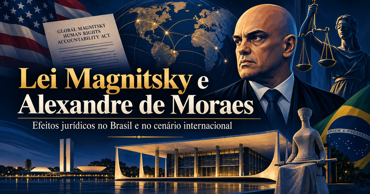 Leia mais sobre o artigo A retirada da aplicação da Lei Magnitsky a Alexandre de Moraes e seus efeitos jurídicos no brasil e no cenário internacional