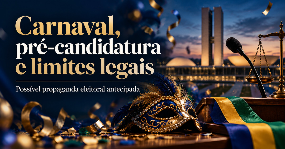 Leia mais sobre o artigo Carnaval, pré-candidatura e limites legais: possível propaganda eleitoral antecipada