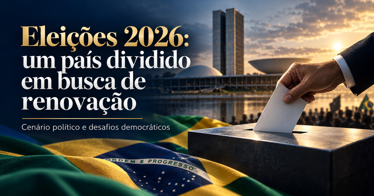 Leia mais sobre o artigo Eleições 2026: Um Brasil Dividido e em Busca de Renovação