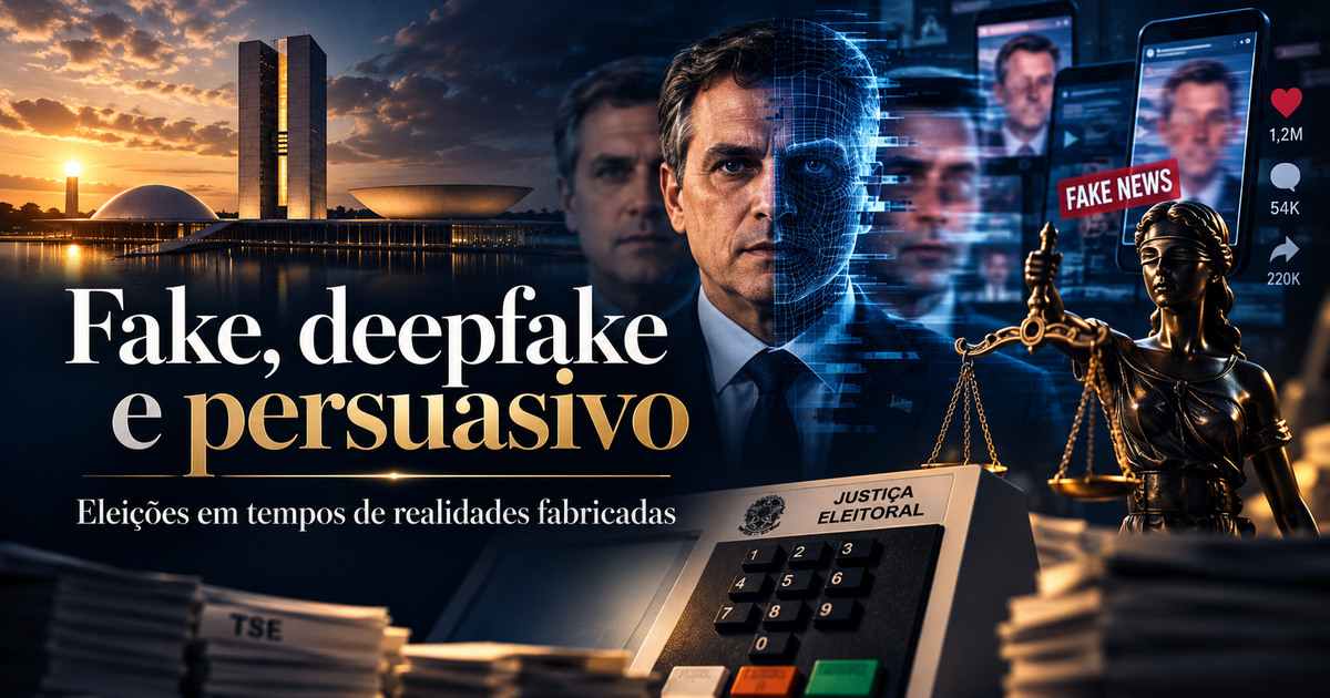 Leia mais sobre o artigo Fake, deepfake e persuasivo: eleições em tempos de realidades fabricadas